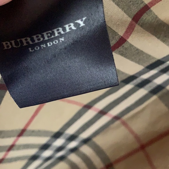 Burberry all weather trench coat size 36R vintage - Picture 7 of 11